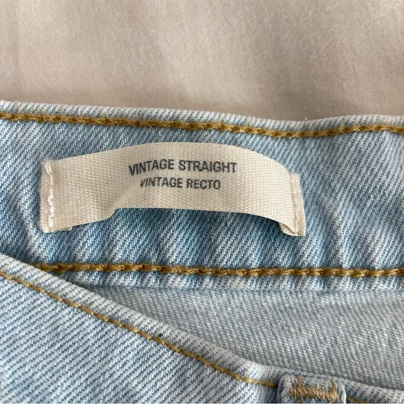 TARGET | Universal Thread Vintage Straight Jeans Cropped Distressed Size 10 NWOT - Picture 4 of 7